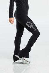 Pantalon de patinage Fabrication française - Biellmann Argent