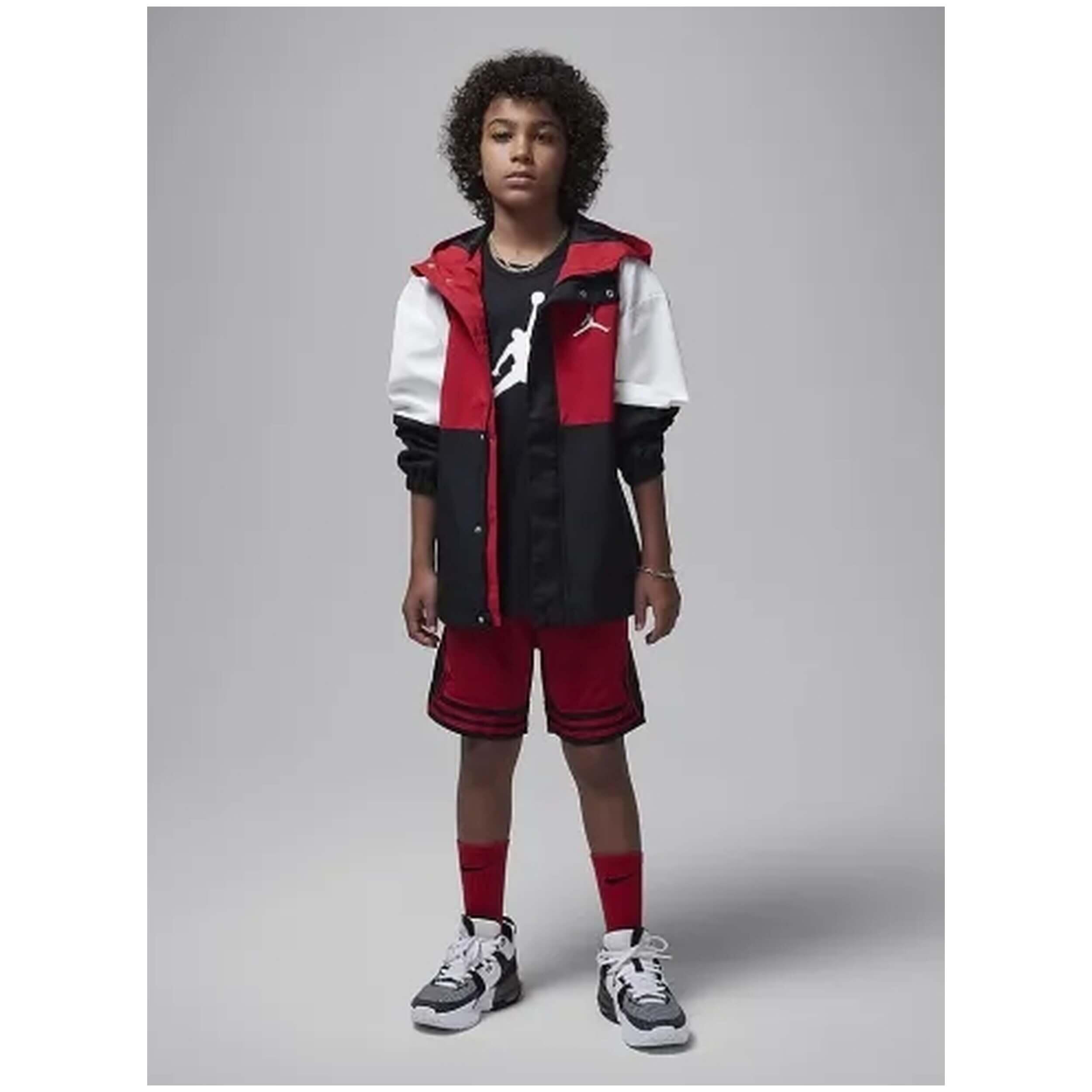 Short Jordan modèle 95D313-R78 pour enfants 1/5