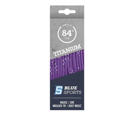 Schnürsenkel Blue Sports Titanium Pro gewachst