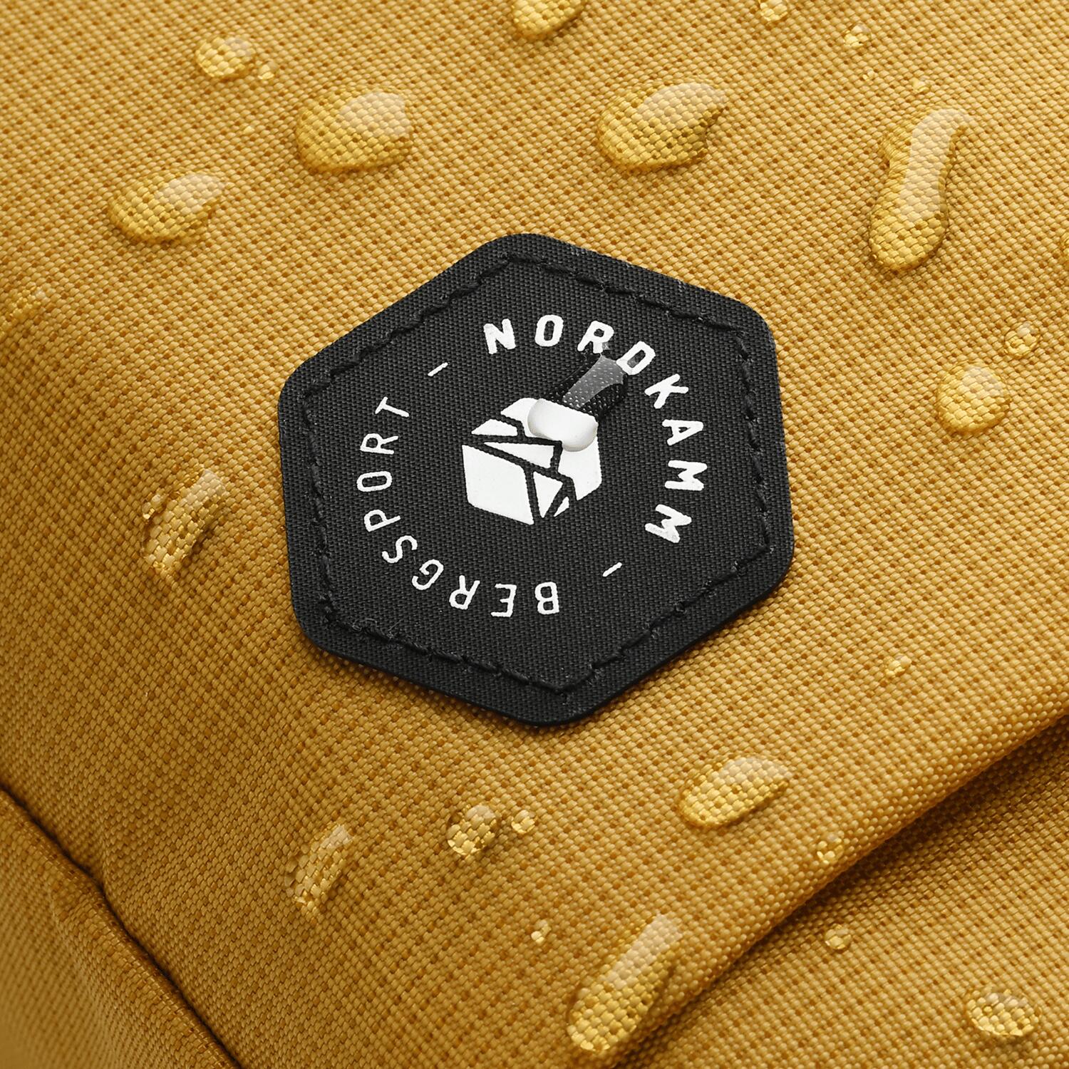 Sac à magnésie pour bloc avec grande ouverture en nylon jaune 5/6