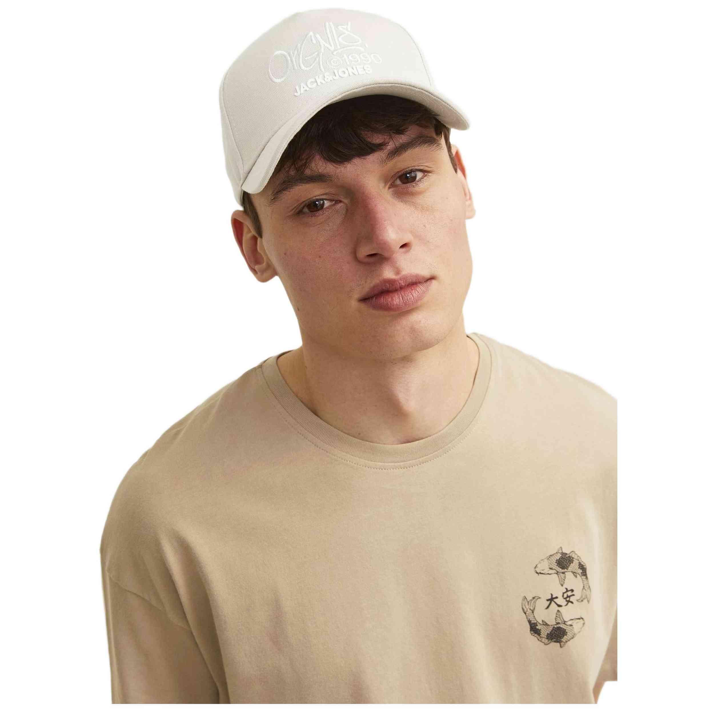 Gorra Jack&jones modelo 12263303-MOONBEAM para hombre 3/4