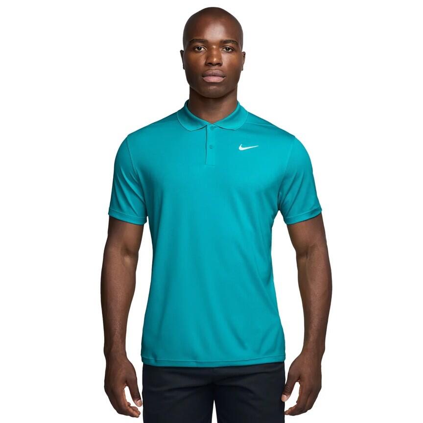 NIKE Nike DF Vctry Solid Türkises Golfpolo für Herren
