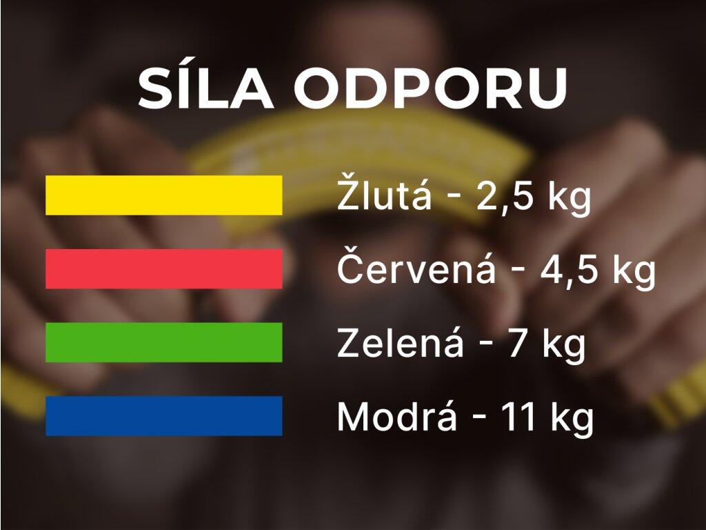 Cvičební pomůcka – slabý odpor 4/6