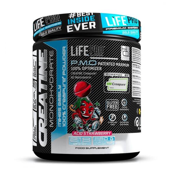 LIFEPROOF Creatine (Creapure®) - 650g Aardbei LifePRO
