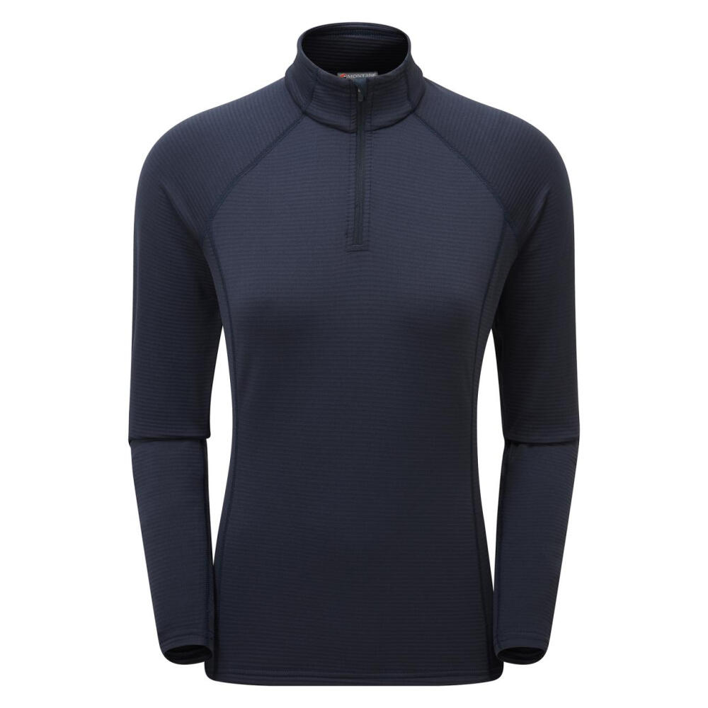 Polaire Montane Protium Lite Damen Isolations-Grid Reißverschluss YKK Polygiène 1/1