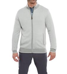 Veste de golf Footjoy pour homme, doublée et zippée, grise