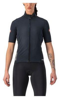 Castelli perfetto ros 2 wind women's short sleeve jersey black