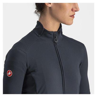 Castelli Perfetto Ros 2 Wind Women's Short Sleeve Jersey Black 7/7