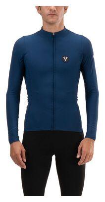 LeBram Race Zwischensaison Langarmtrikot Petrolblau