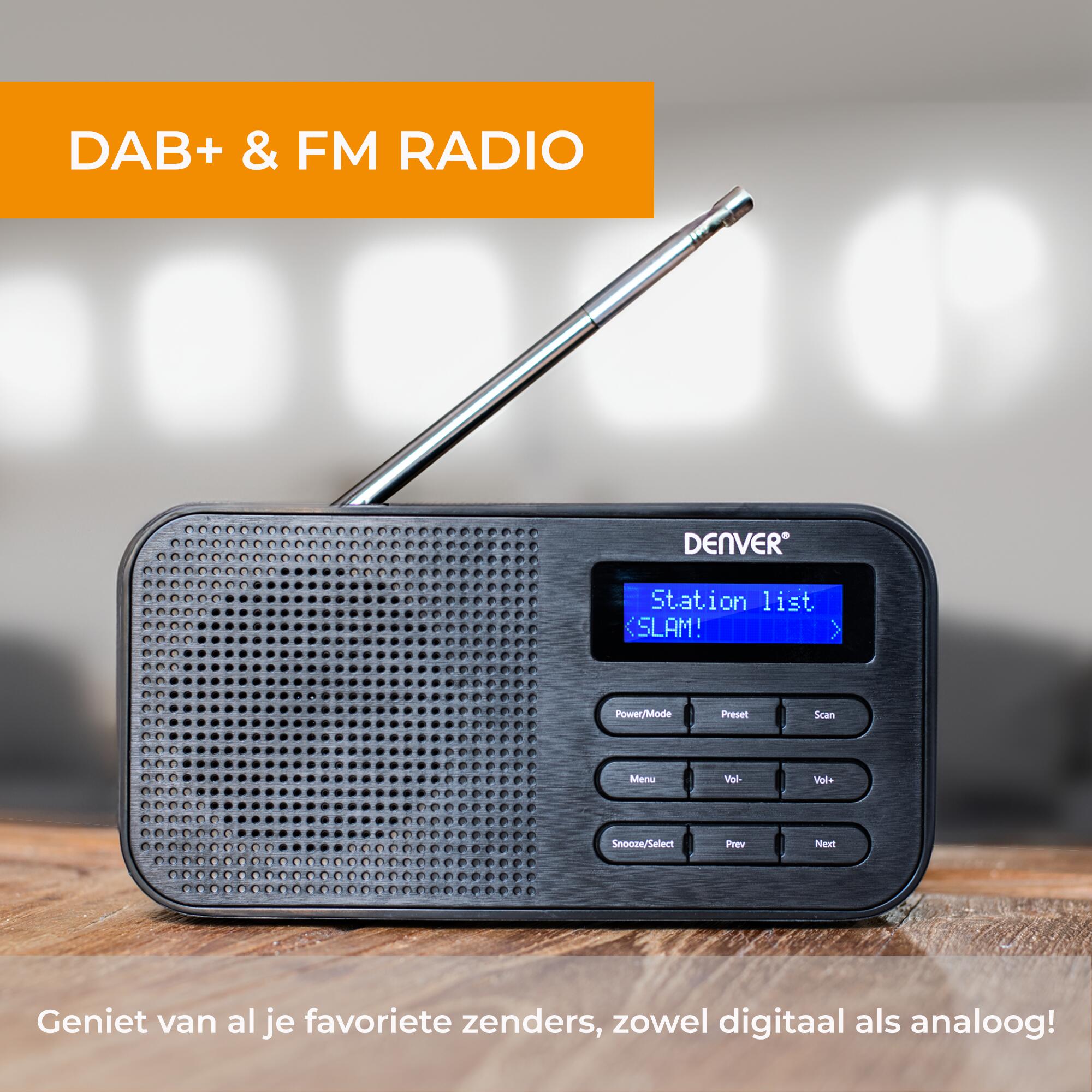 Denver DAB42B DAB Radio d’urgence/Kit d’urgence 2/7