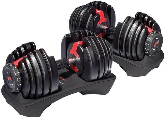 Haltères Bowflex 552i Selecttech 23,8 kg