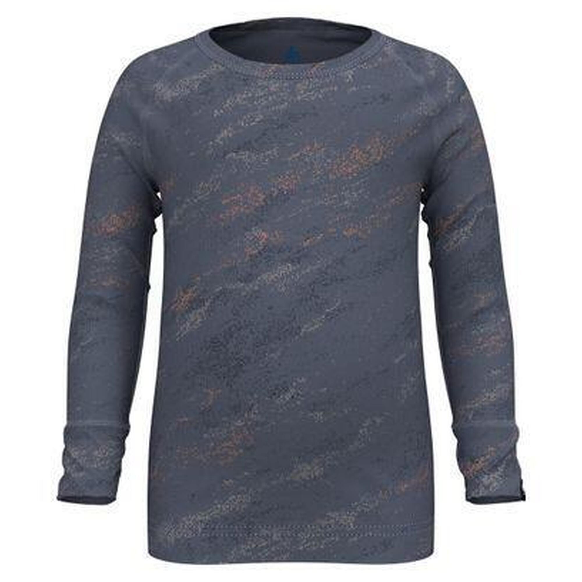 Odlo - Base Layer Enfant Odlo Active Warm Gris - Maillot Manches Longues - Gris - Decathlon