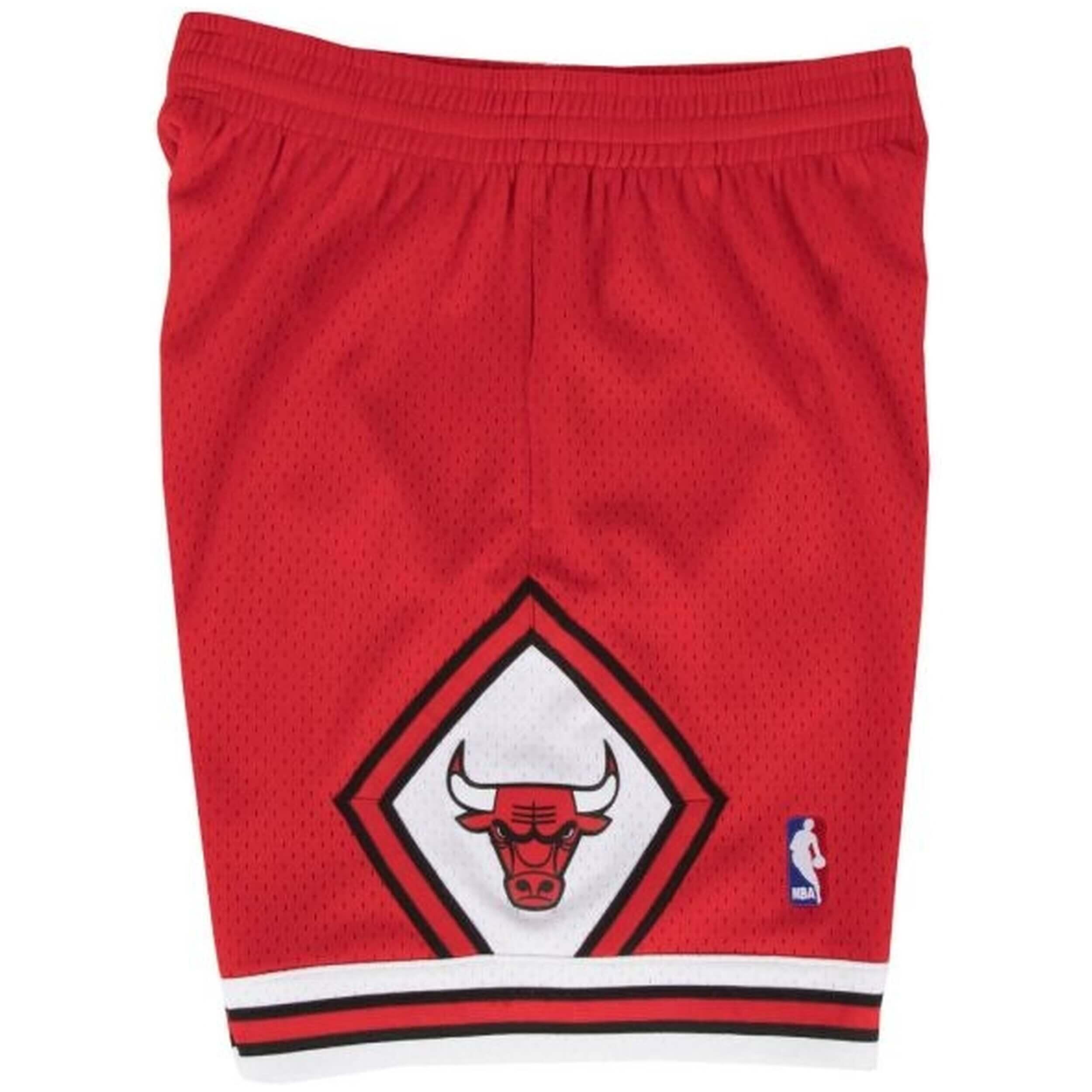 Short NBA Chicago Bulls 1997-98 Mitchell & Ness Swingman Rouge 3/5
