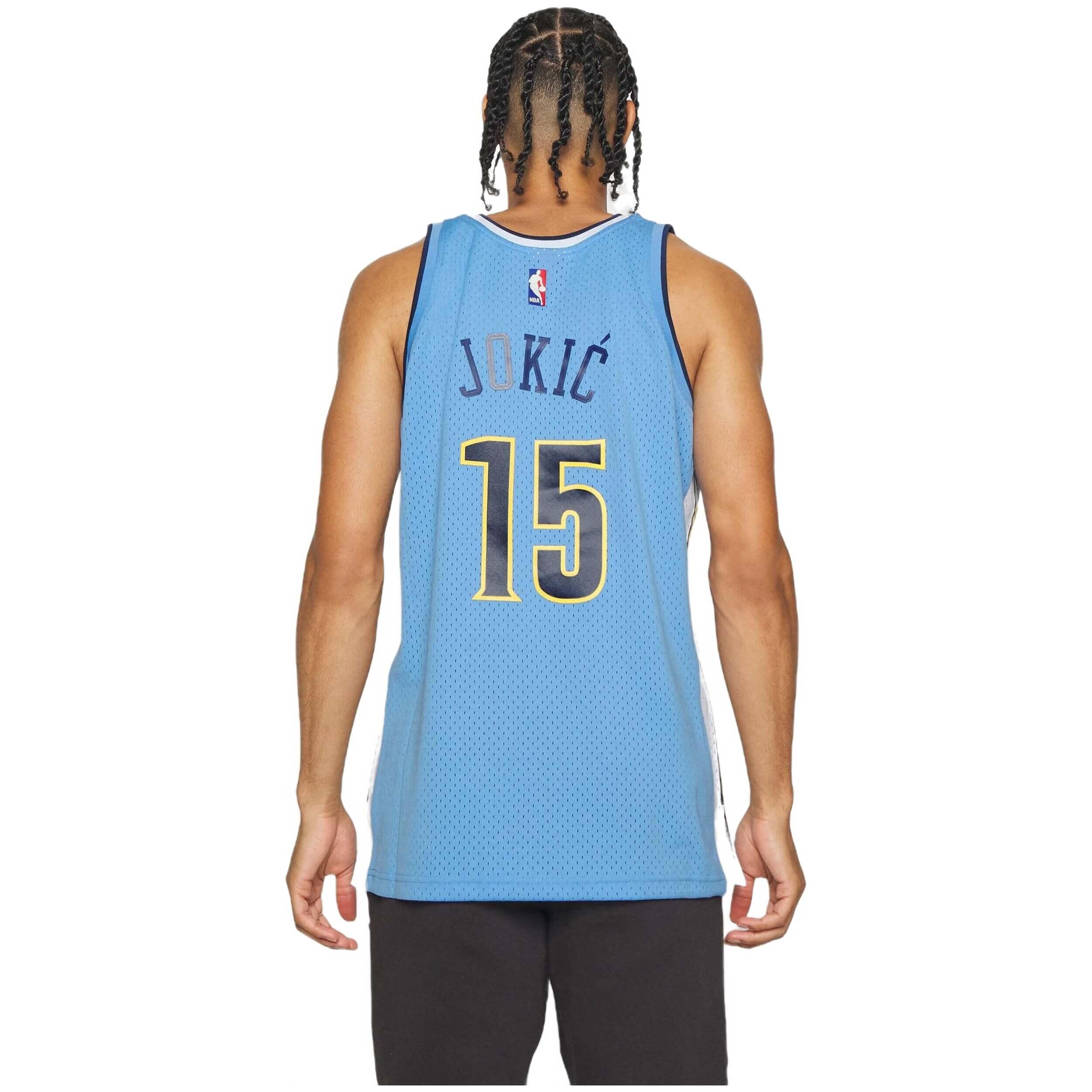 Maillot de basket Mitchell & ness modèle SMJY4448-DNU16NJOCLBL pour homme 3/5