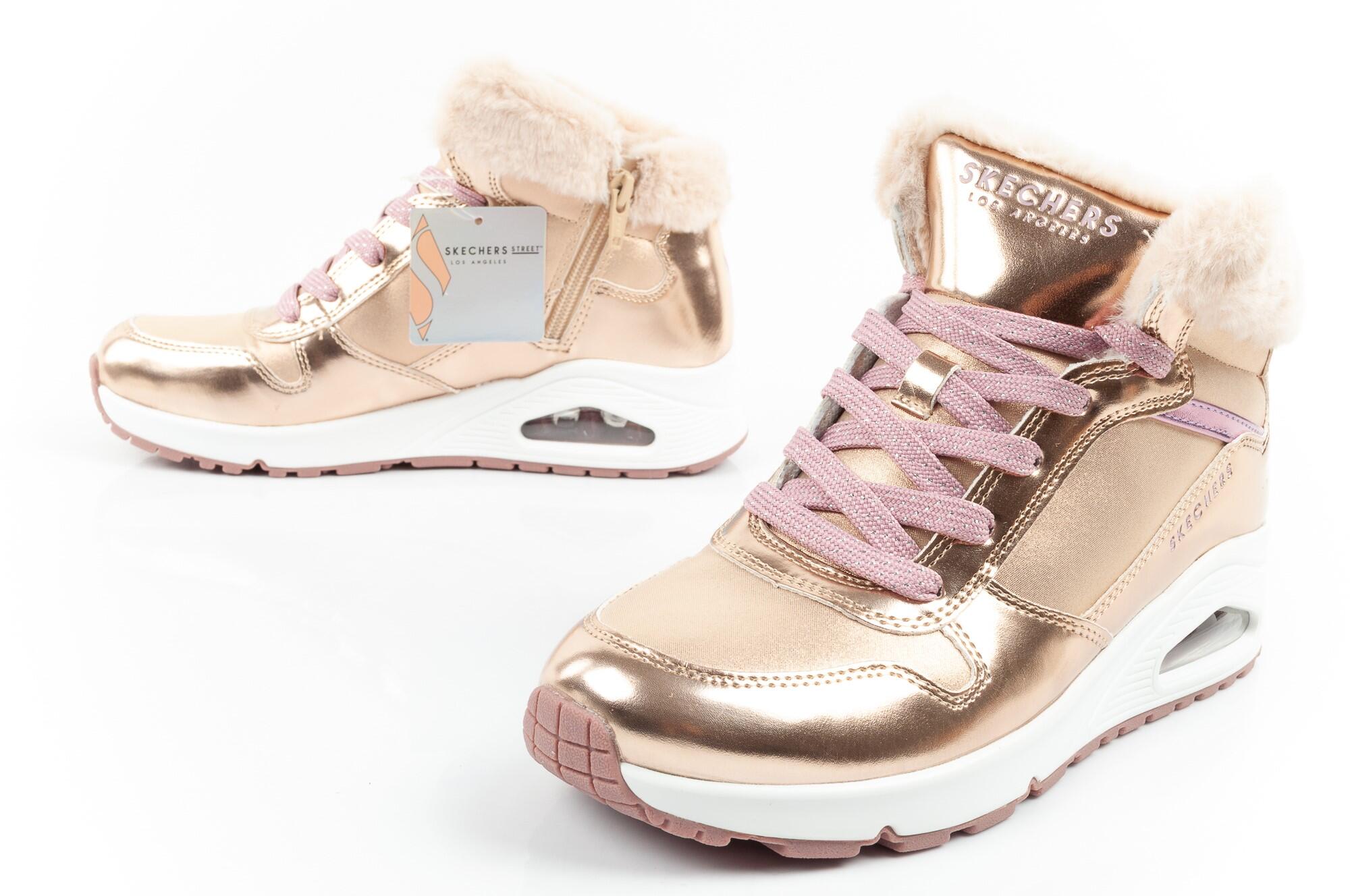 Chaussures de sport pour enfants Skechers Uno-Cozy isolées 5/7