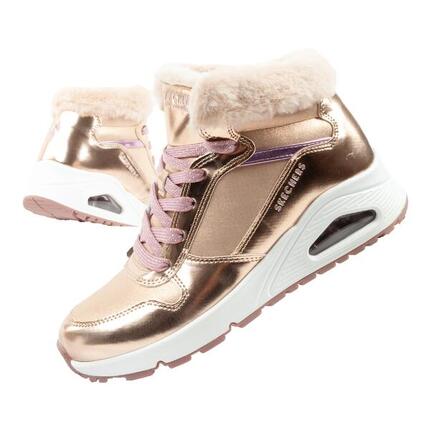 Chaussures de sport pour enfants Skechers Uno-Cozy isolées