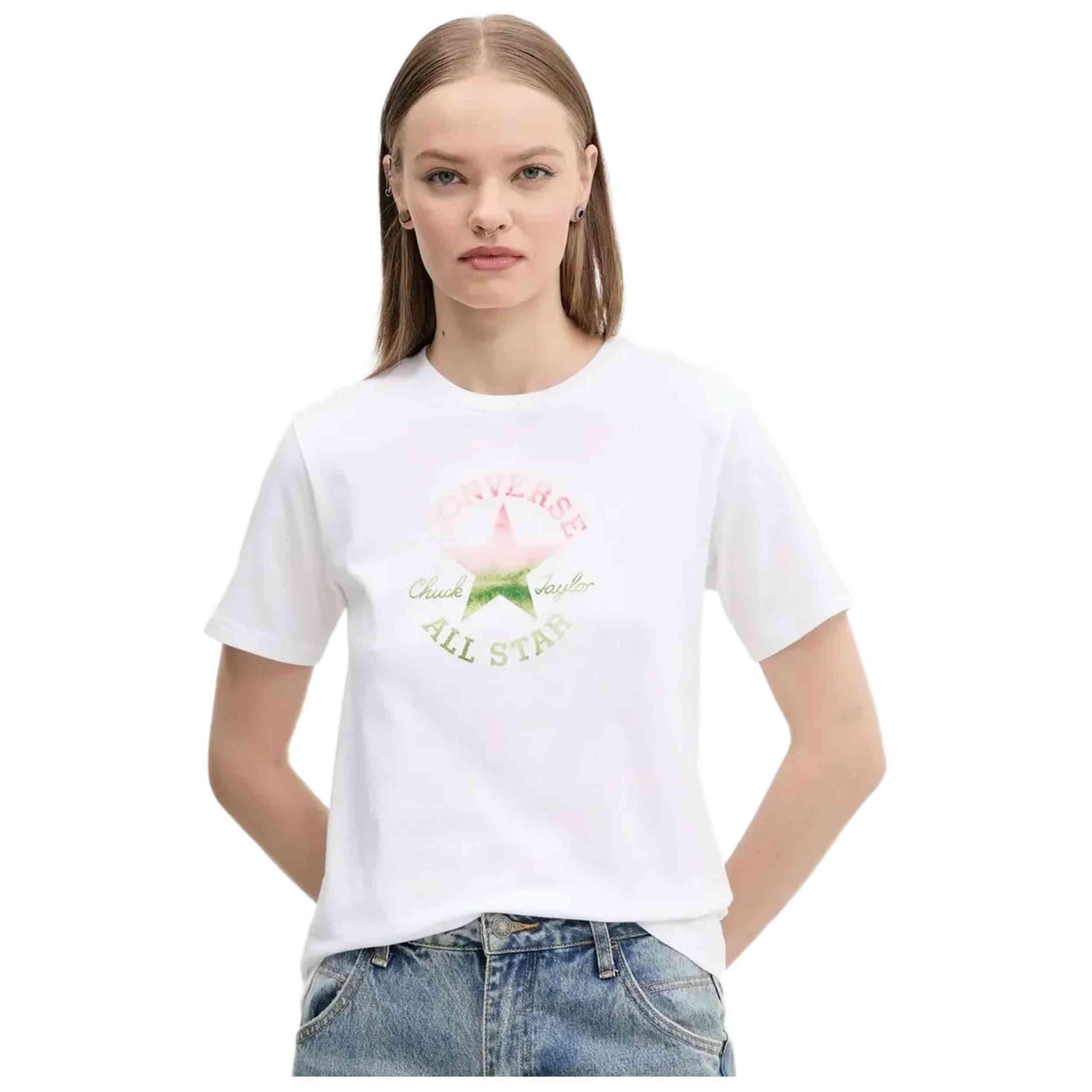 T-shirt Converse modèle 10027385-A01 pour femmes 1/3