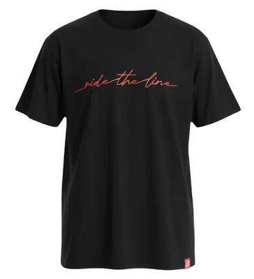 SkatePro RIDE THE LINE T-Shirt - L - Nero