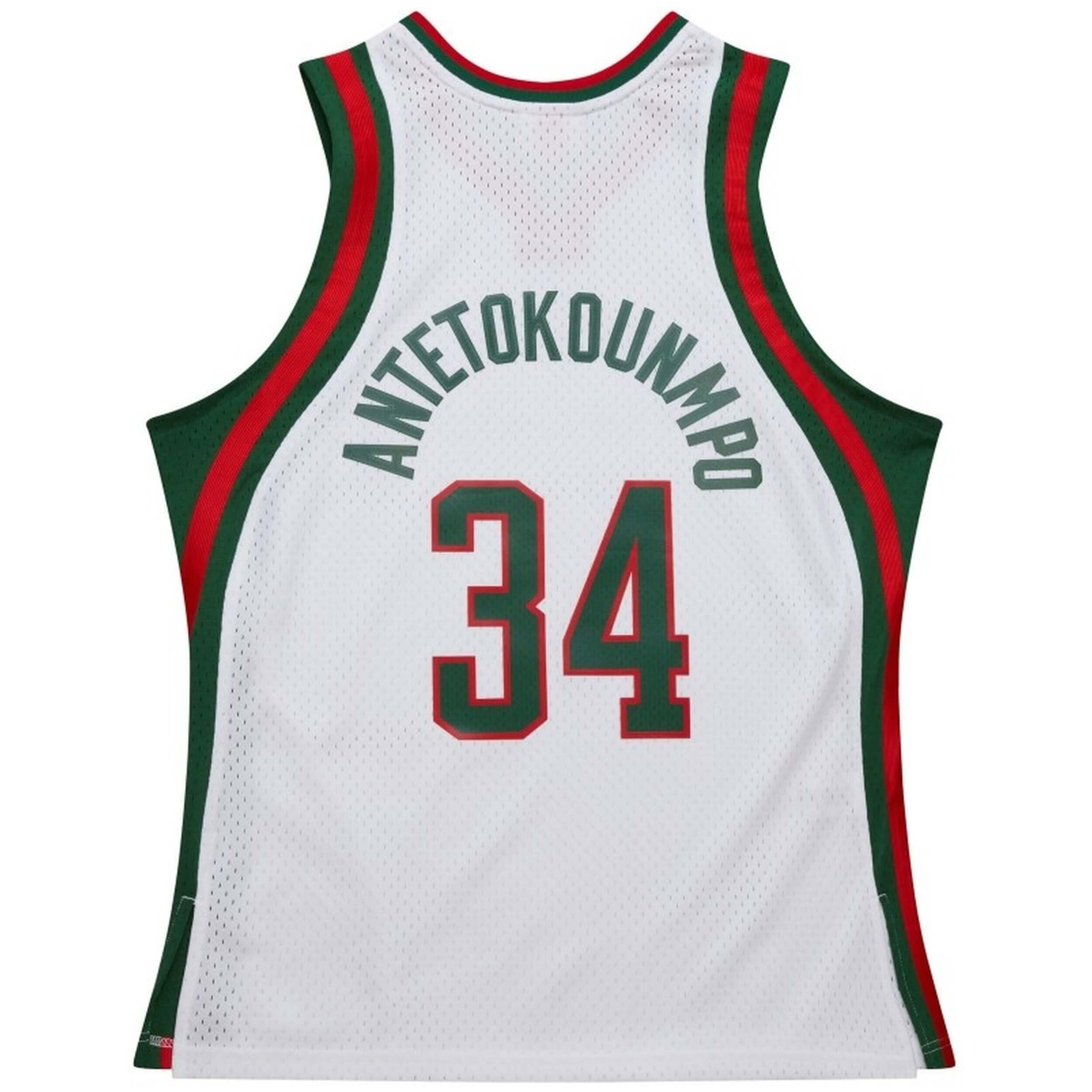 Maillot de basket Mitchell & ness modèle SMJY7836-MBU13GANWHIT pour homme 2/5
