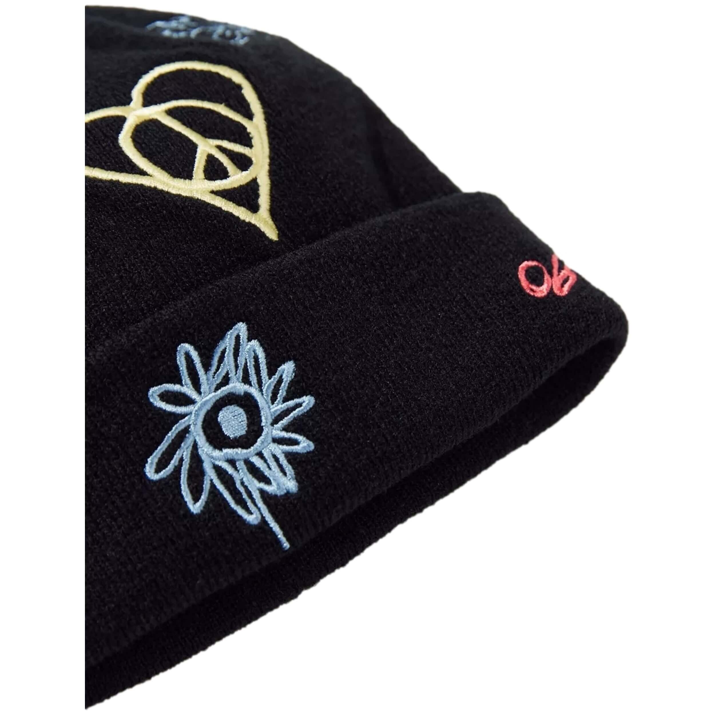 Berretto Obey clothing modello 200030118BLKO per unisex 2/3