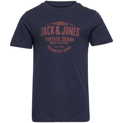 Maglia a maniche corte Jack&jones modello 12208798-NAVY per ragazzi