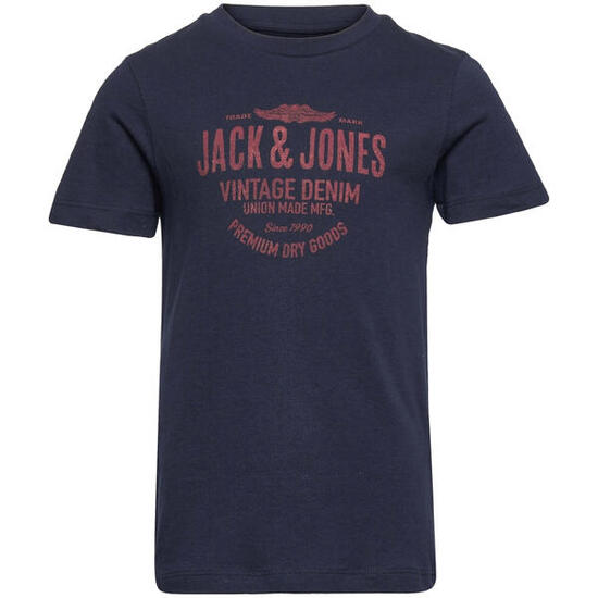 Maglia a maniche corte Jack&jones modello 12208798-NAVY per ragazzi