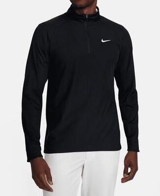 Maglia da golf Nike Tour Dfadv HZ da uomo nera