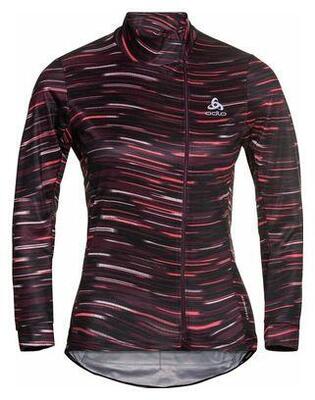 Odlo Zeroweight Ceramiwarm Rot Damen Oberteil mit Reißverschluss