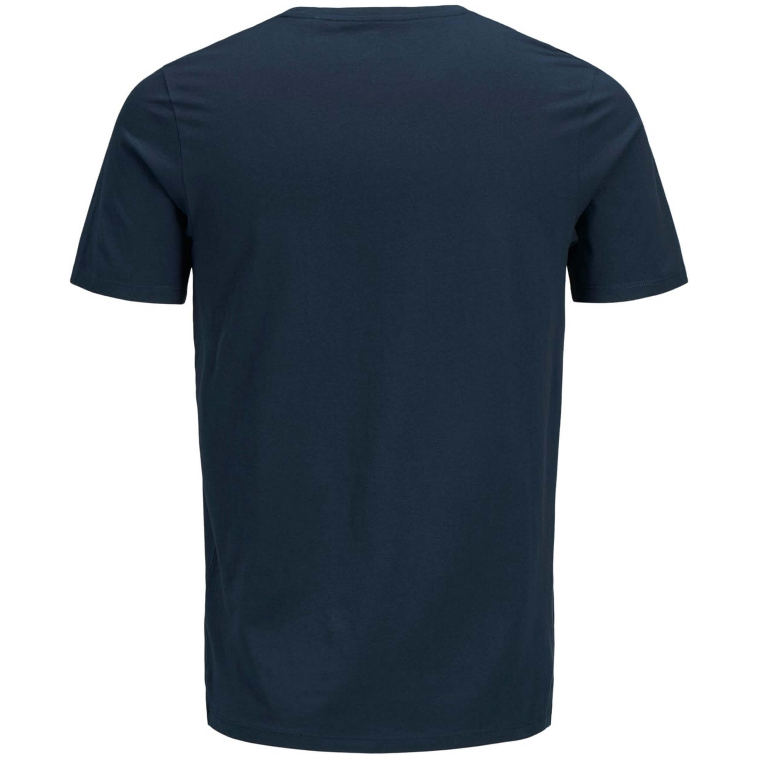 Camisola de Manga Curta Homem Jack & Jones  12137126  Azul Marinho 4/5