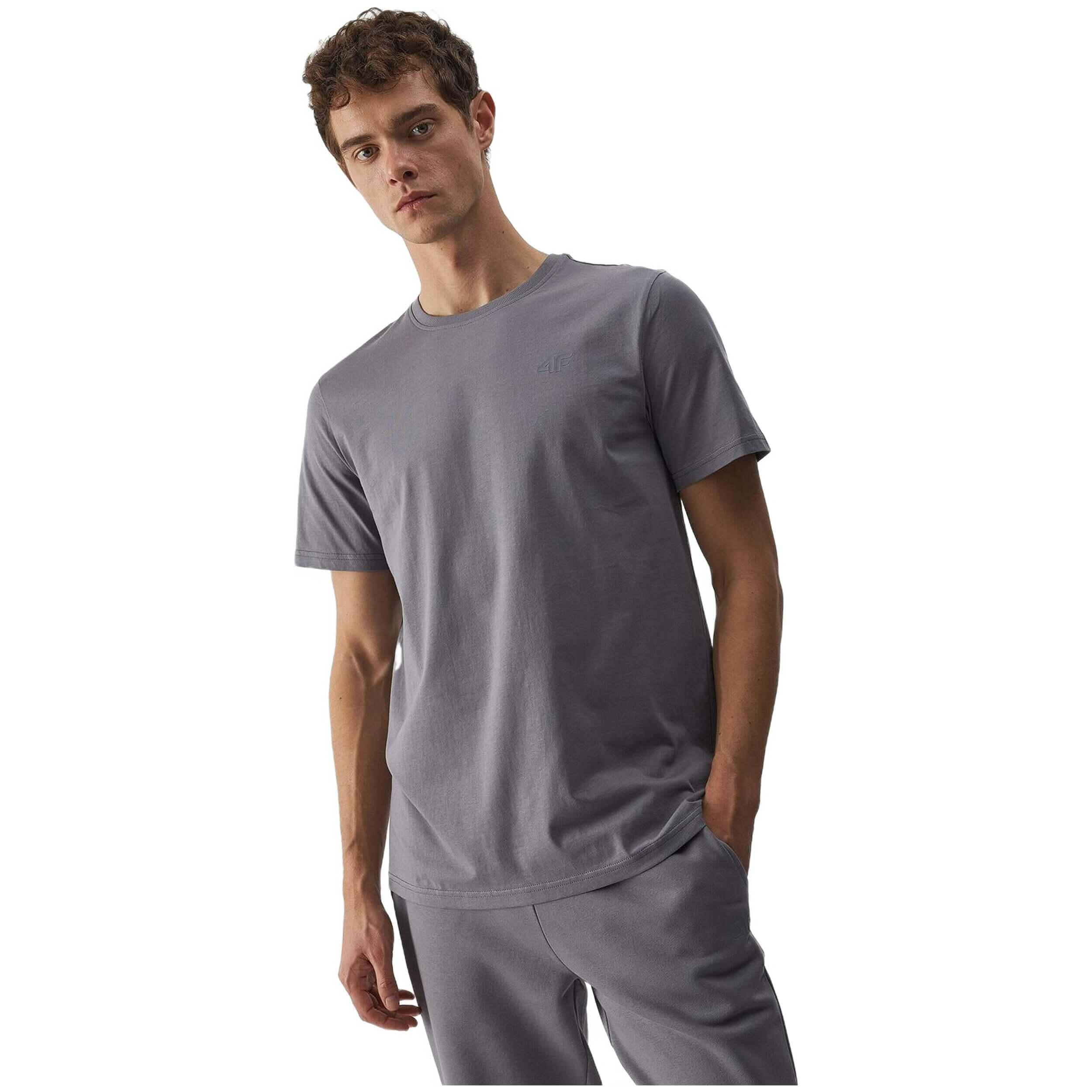 Maglia a maniche corte 4f modello M1843-25S per uomini 2/5