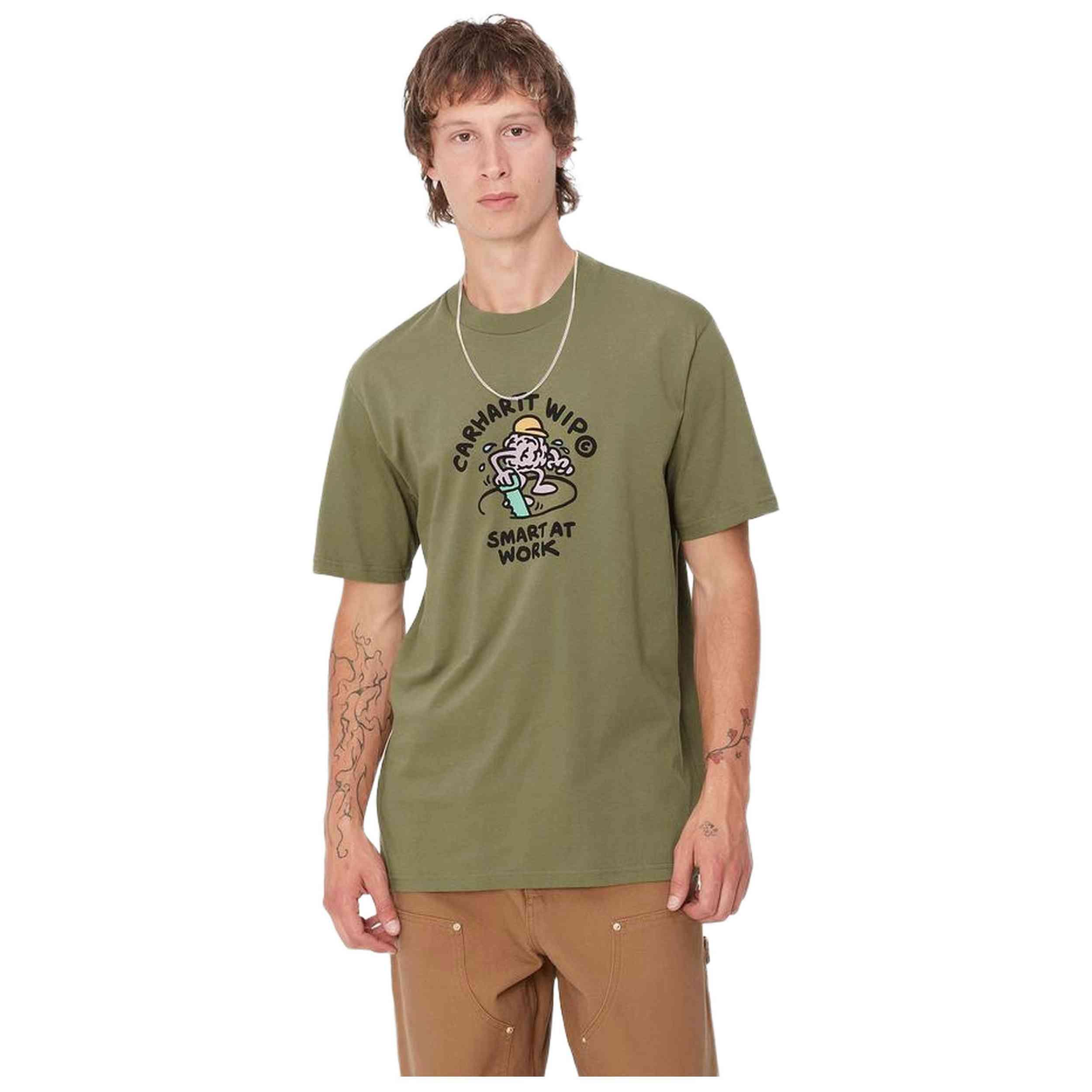 Carhartt - T-shirt Carhartt Wip Modèle I033963 2bq Pour Homme - T-shirt Manches Courtes - Vert - Decathlon