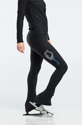 Pantalon de patinage - Biellmann bleu dégradé