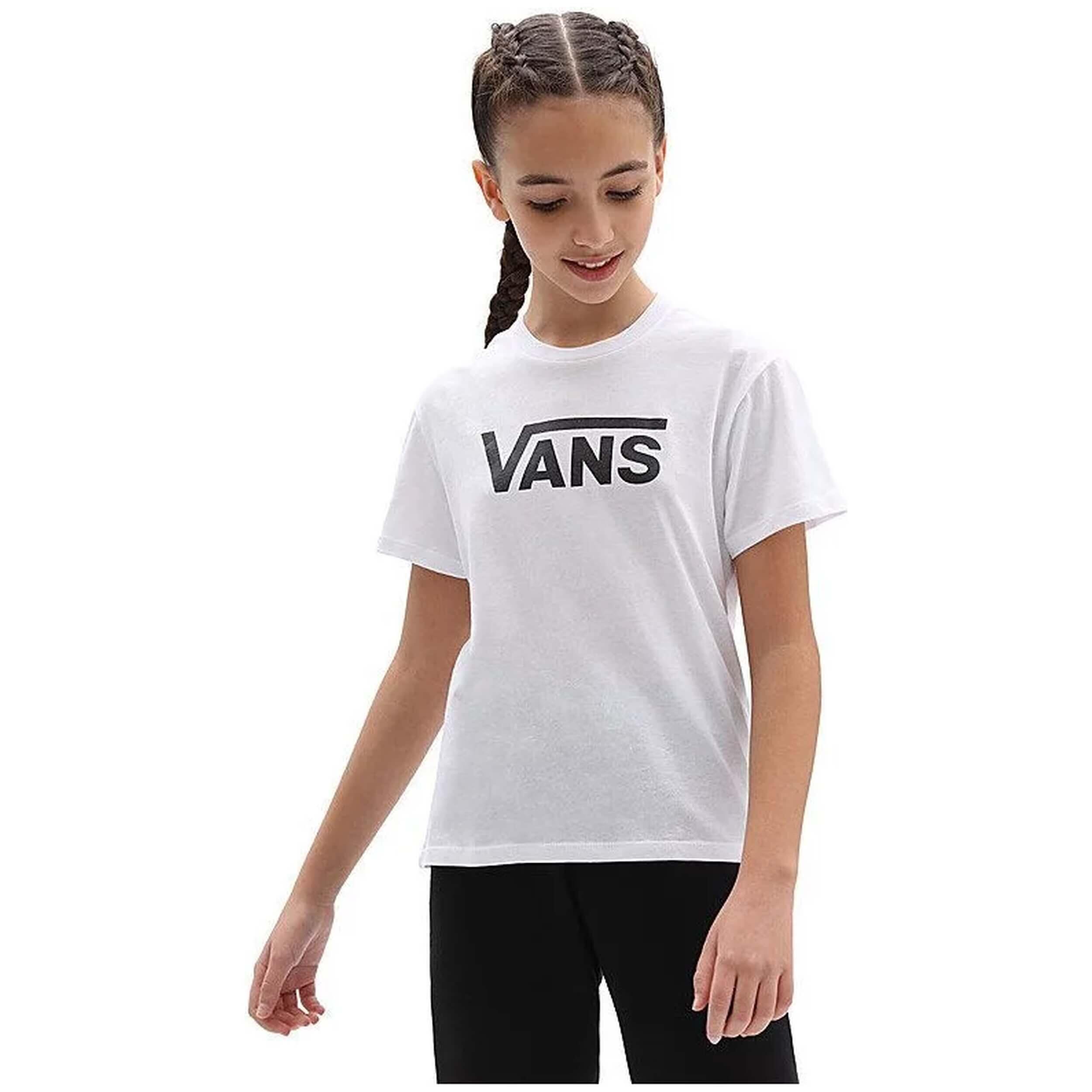 T-shirt Vans modèle VN0A53P2WHT1 pour unisexe enfants 3/5