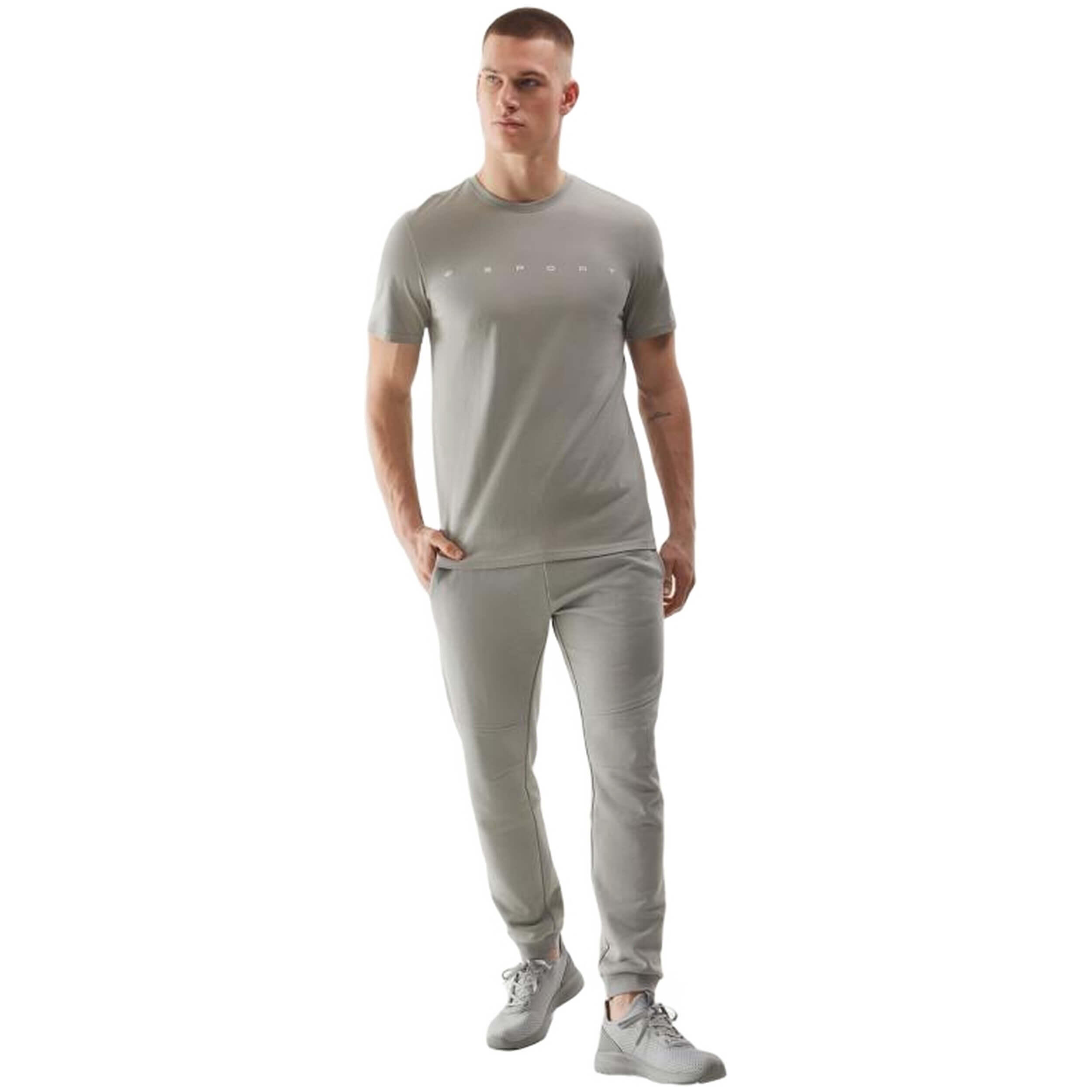Maglia a maniche corte 4f modello 4FWSS24TTSHM1283-25S per uomini 2/4