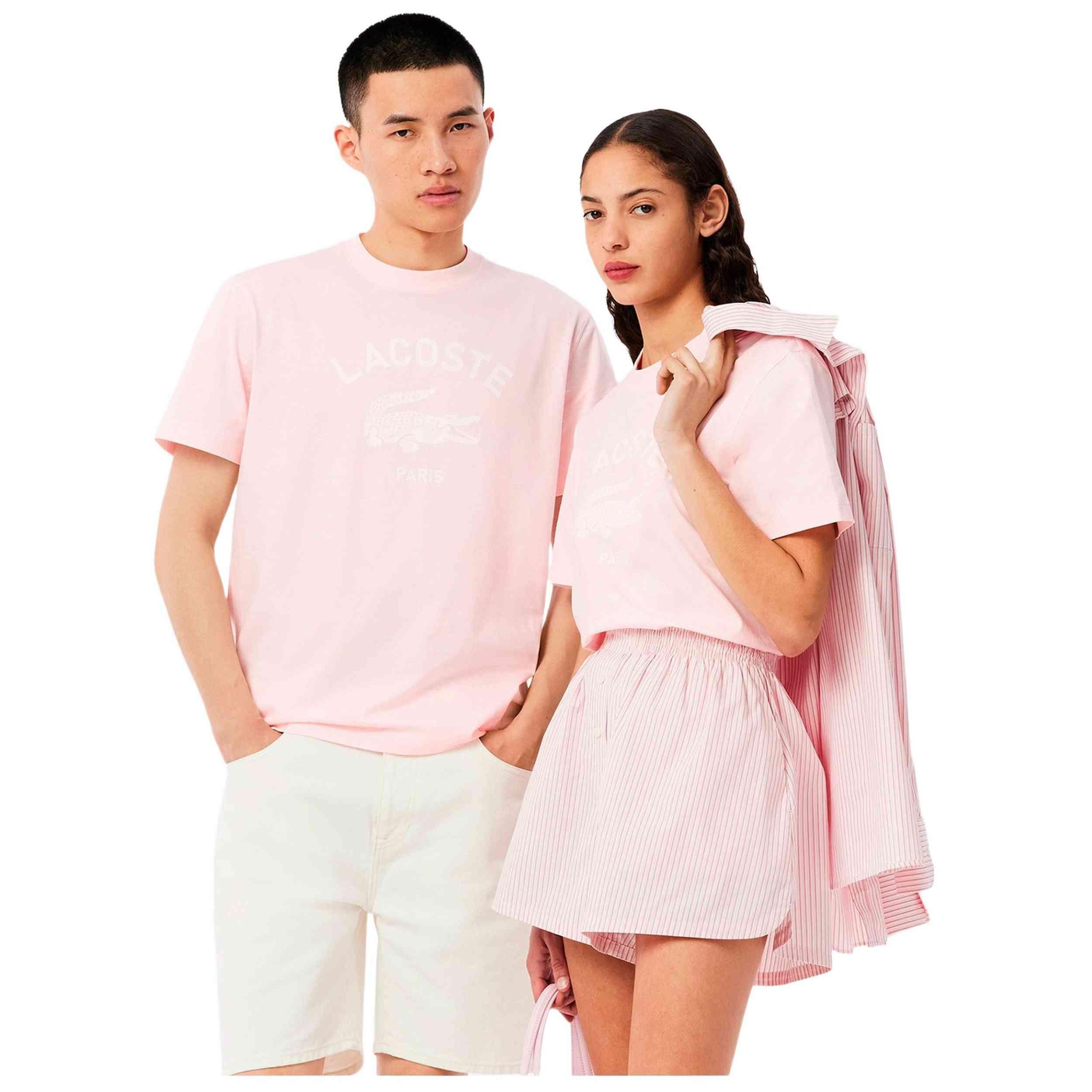 T-shirt met korte mouwen Lacoste model TH273300T03 voor unisex 3/4