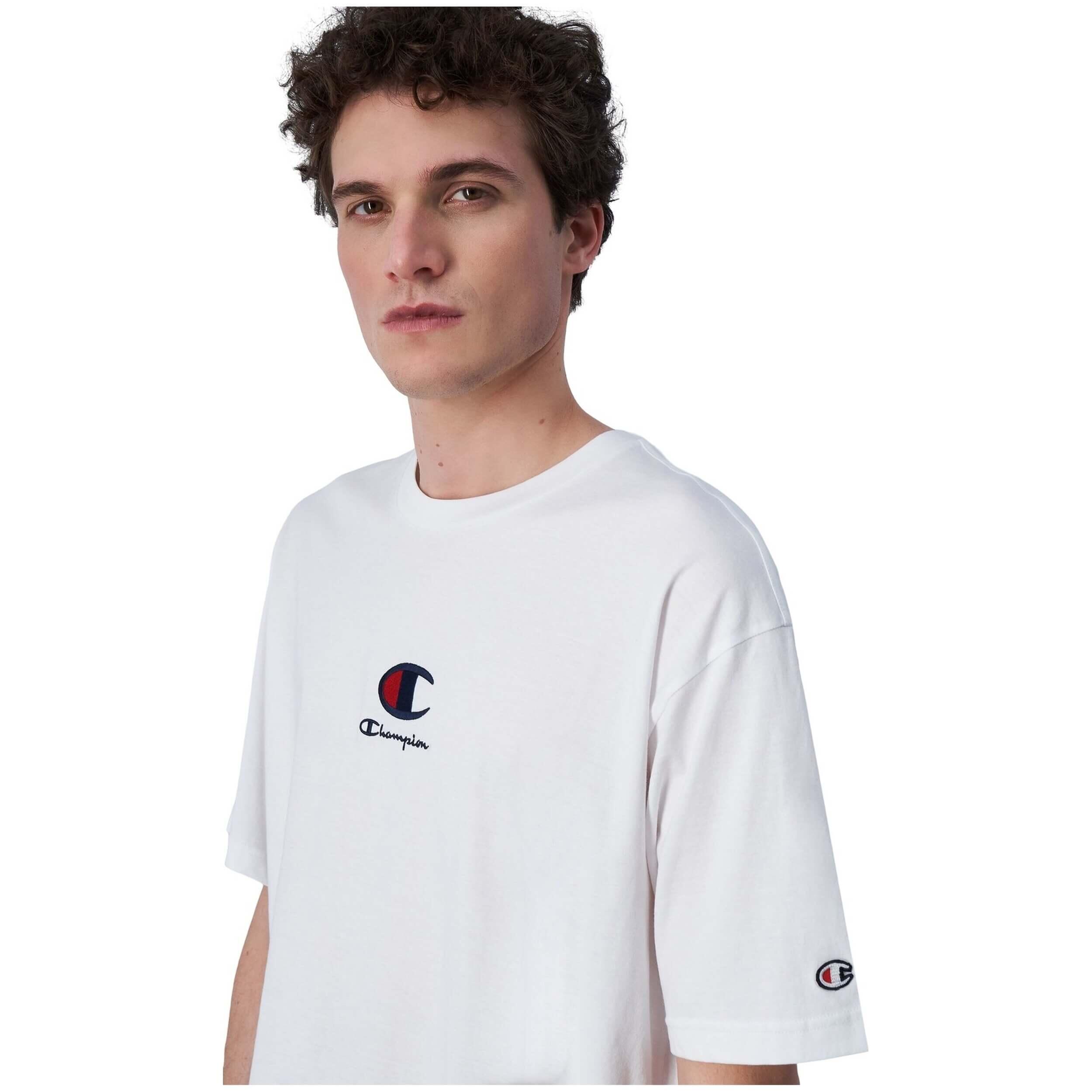 Kurzarmshirt Champion Modell 219847-WW001 für männer 4/5