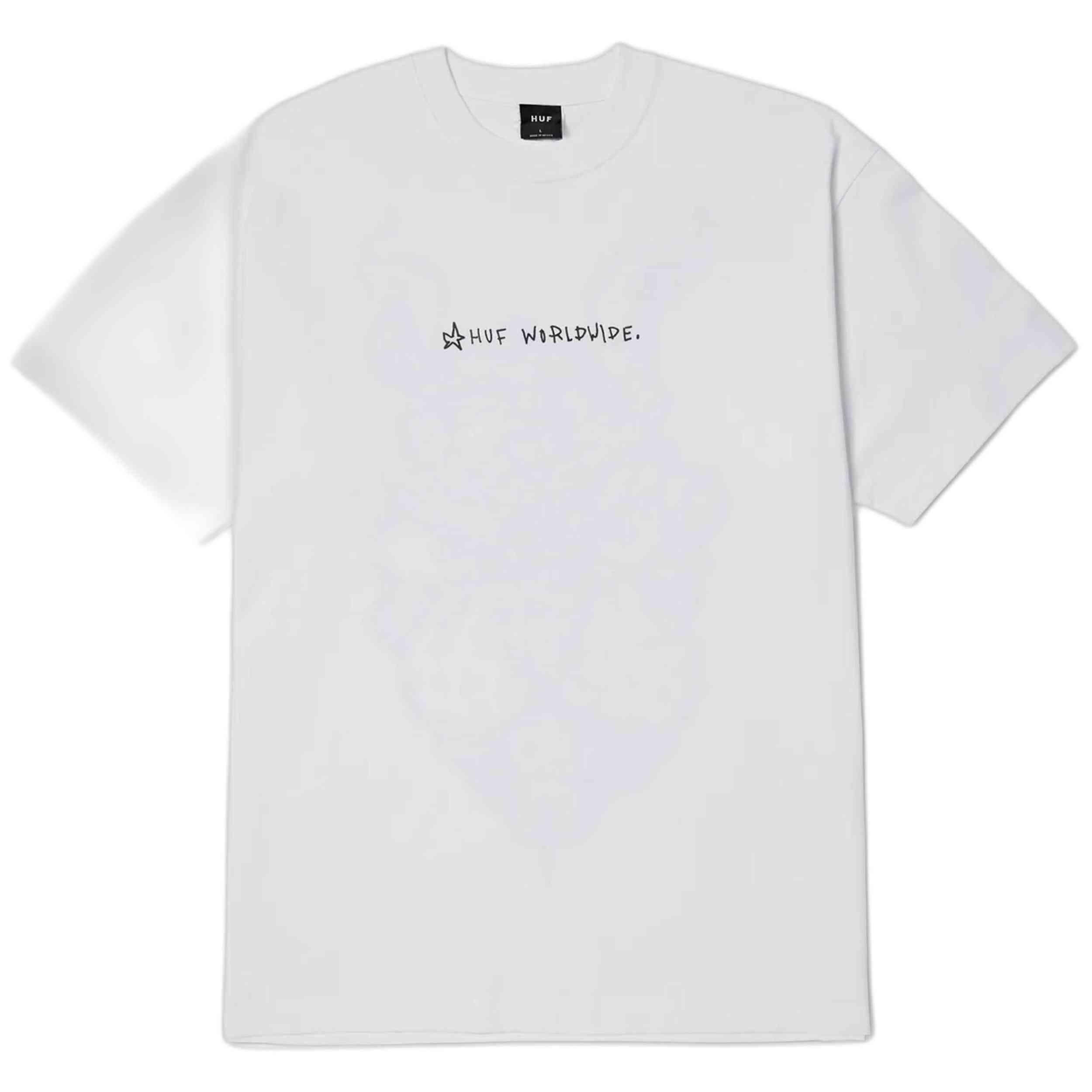 T-shirt met korte mouwen Huf model TS02395-WHITE voor mannen 2/2