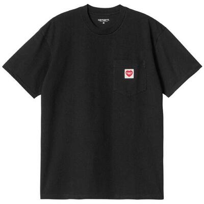 T-shirt met korte mouwen carhartt wip model i032128-blk voor mannen