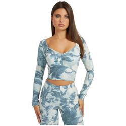 T-shirt à manches longues Guess modèle W3RP37KBKW0P7D0 pour femmes