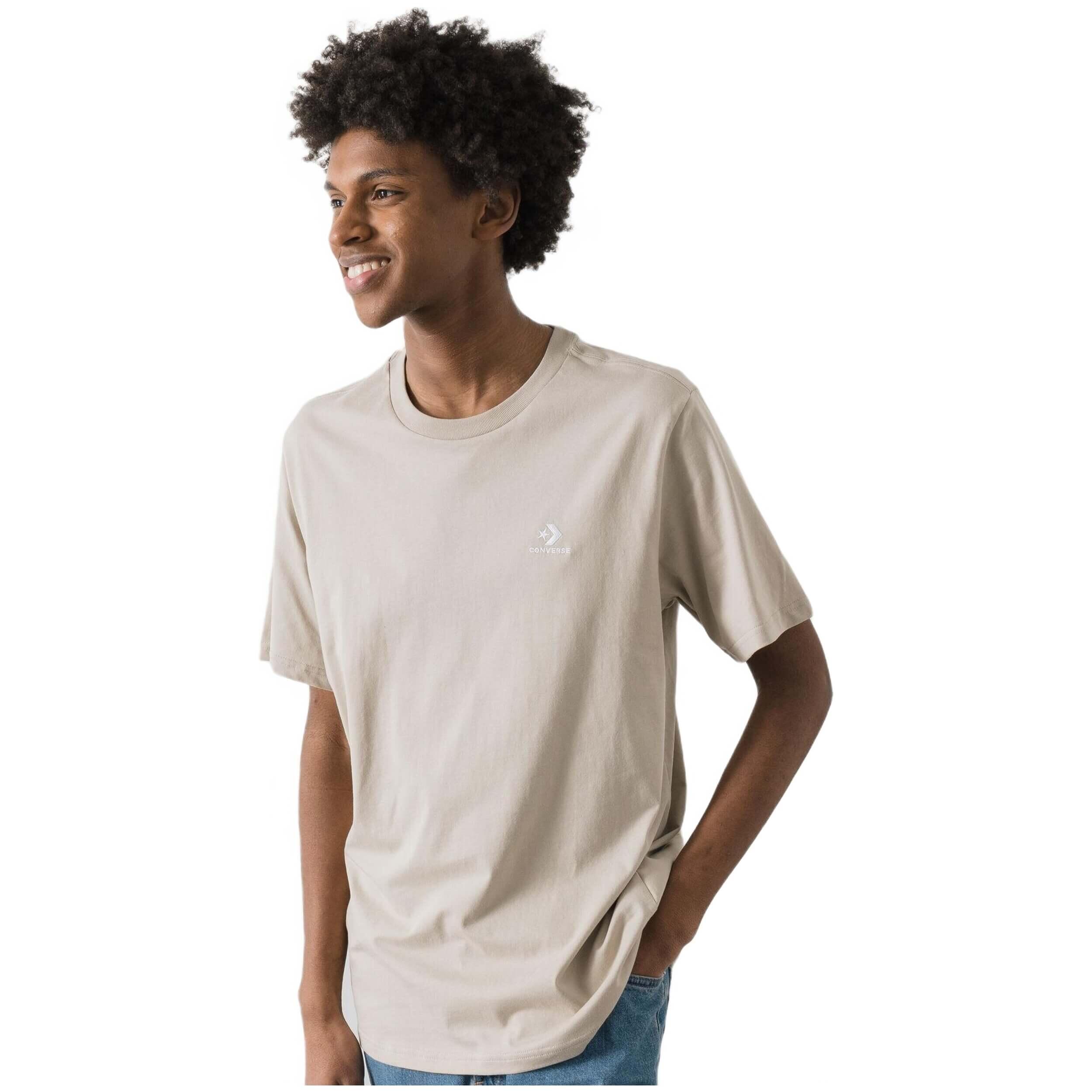 T-shirt Converse modèle 10023876-A09 pour unisexe 1/5