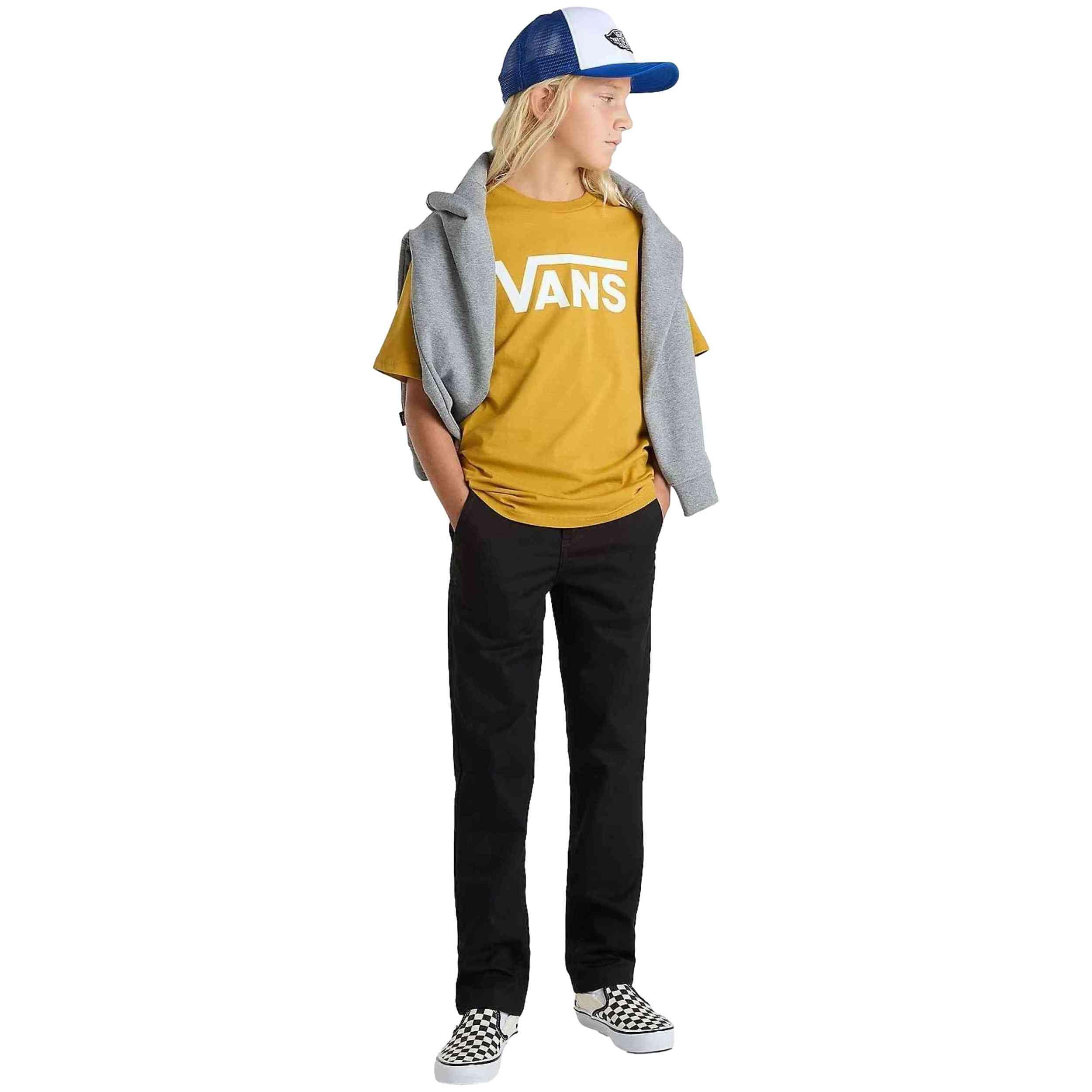 T-shirt Vans modelo VN000IVFBL21 para crianças unissex 4/5