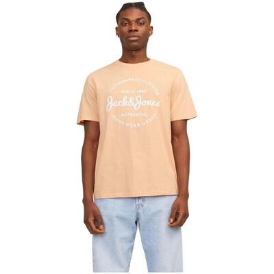 T-shirt met korte mouwen jack&jones model 12247972-apricot voor mannen