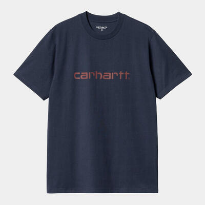T-shirt met korte mouwen carhartt wip model i031047-2dd-xx-blu voor mannen