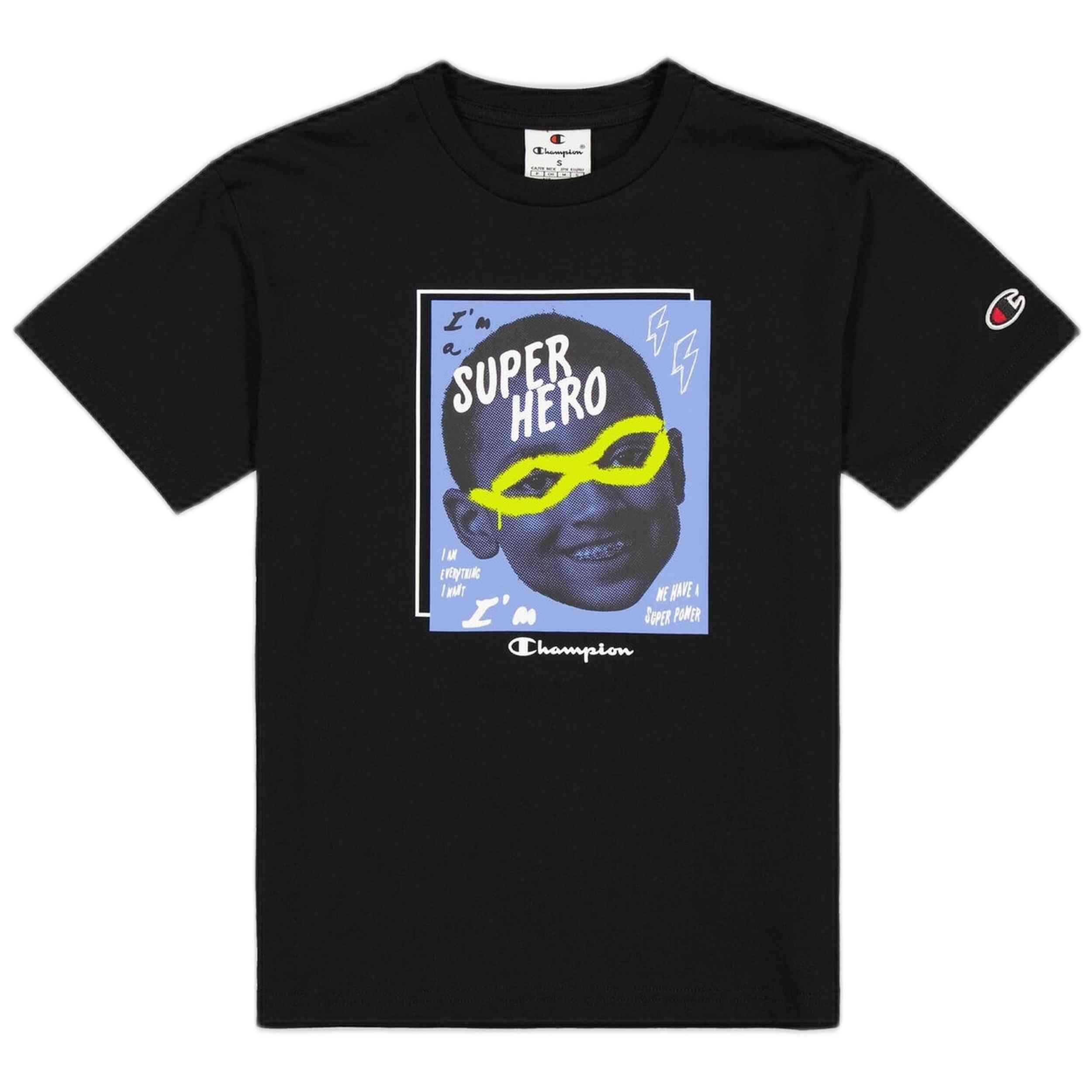 T-shirt Champion modèle 307110-KK001 pour enfants 1/3