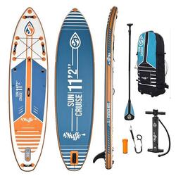 SUP Gonflable Fusion Skiffo SUNCRUISE 11'2 Dropstitch 340x84x15cm 11'2x33"x6