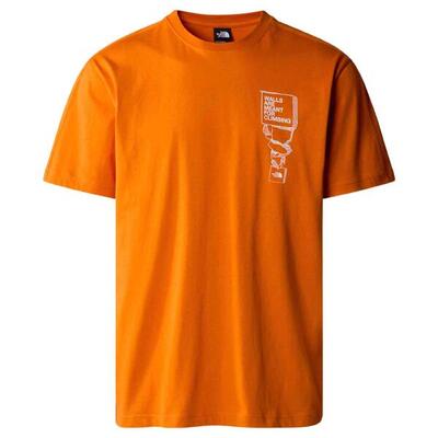 T-shirt met korte mouwen the north face model nf0a87ffpco1 voor mannen