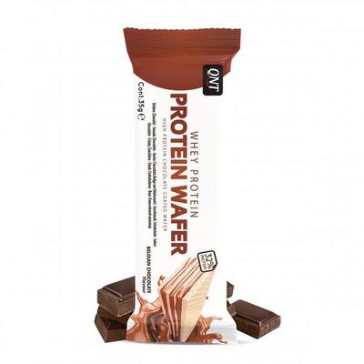 Qnt protein wafer bar - eiwit reep - 12 x 35 gr - vanilla yoghurt