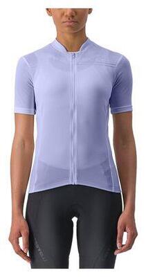 Maillot Castelli Anima 4 Morado de manga corta para mujer