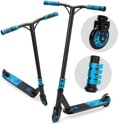Tretroller / deluxe stunt-scooter, blau