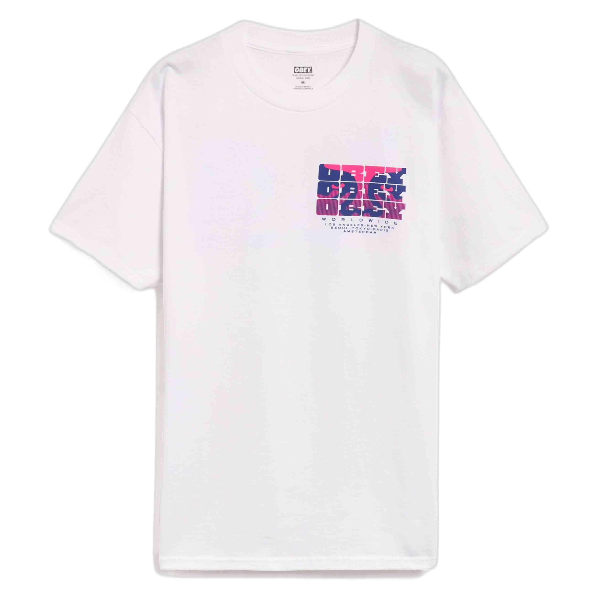 Obey - T-shirt Obey Clothing Modèle 165263968-wht Pour Homme - T-shirt Manches Courtes - Blanc - Decathlon
